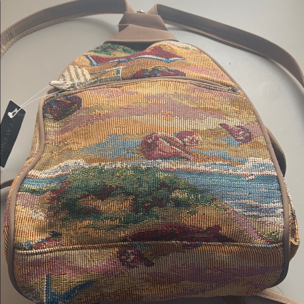 ET AVENUE Tapestry backpack NWT - Picture 2 of 15
